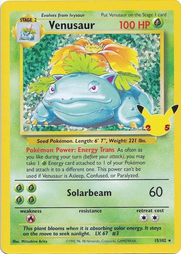 Venusaur - 15/102 - Classic Collection (Inglés Foil NM)