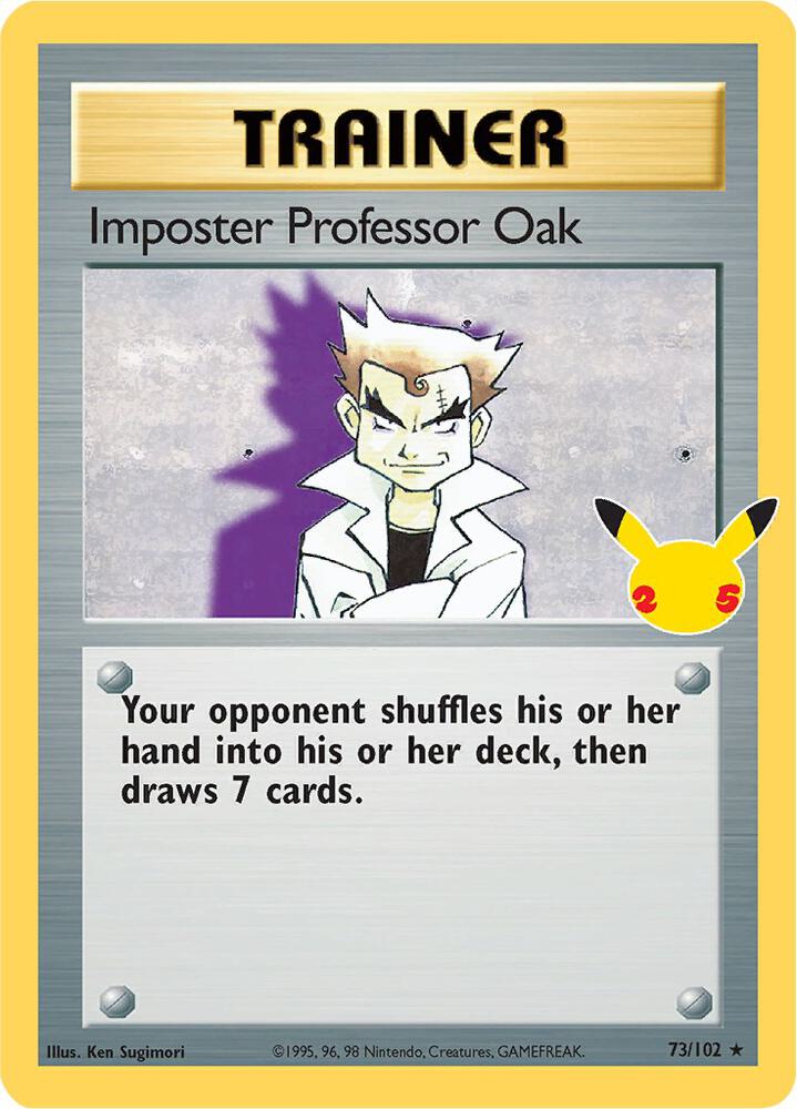 Imposter Professor Oak - 73/102 - Classic Collection (Inglés Foil NM)