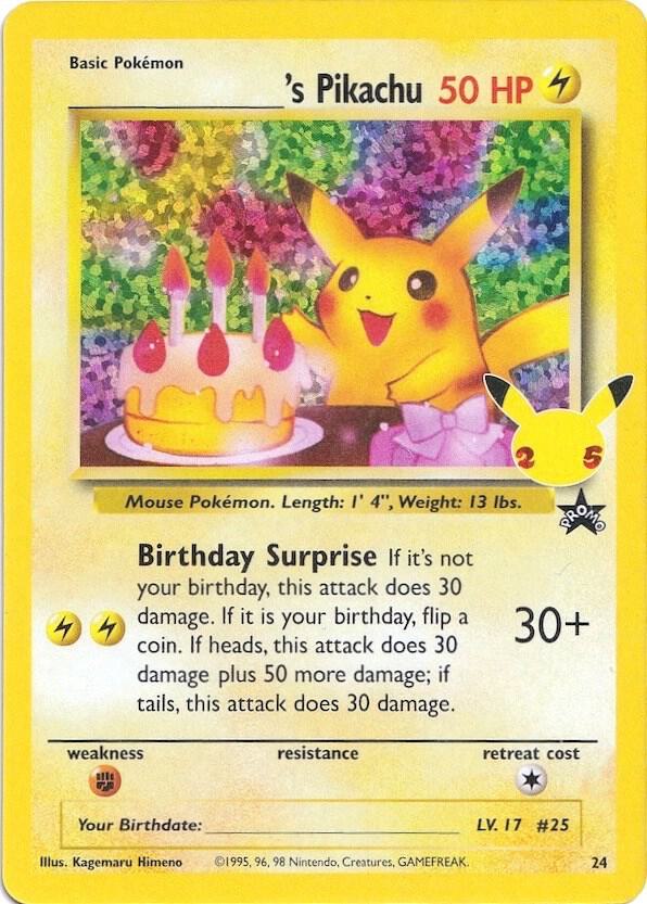 _'s Pikachu - 24 - Classic Collection (Inglés Foil NM)