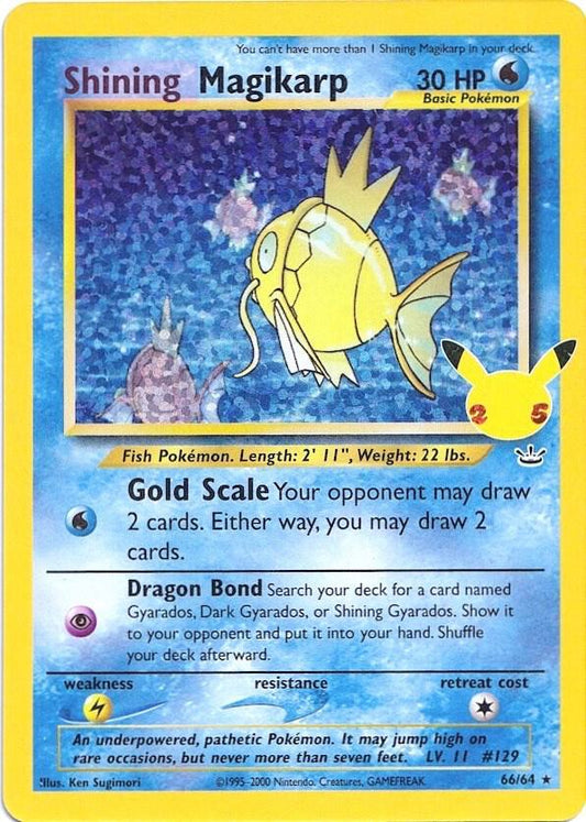 Shining Magikarp - 66/64 - Classic Collection (Inglés Foil NM)