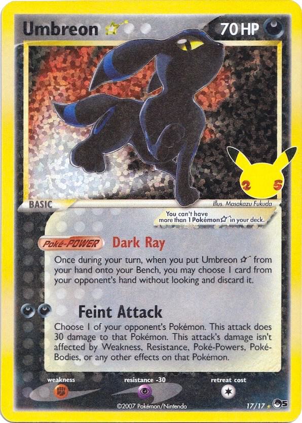 Umbreon ☆ - 17/17 - Classic Collection (Inglés Foil NM)