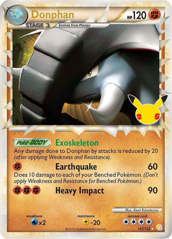 Donphan - 107/123 - Classic Collection (Inglés Foil NM)