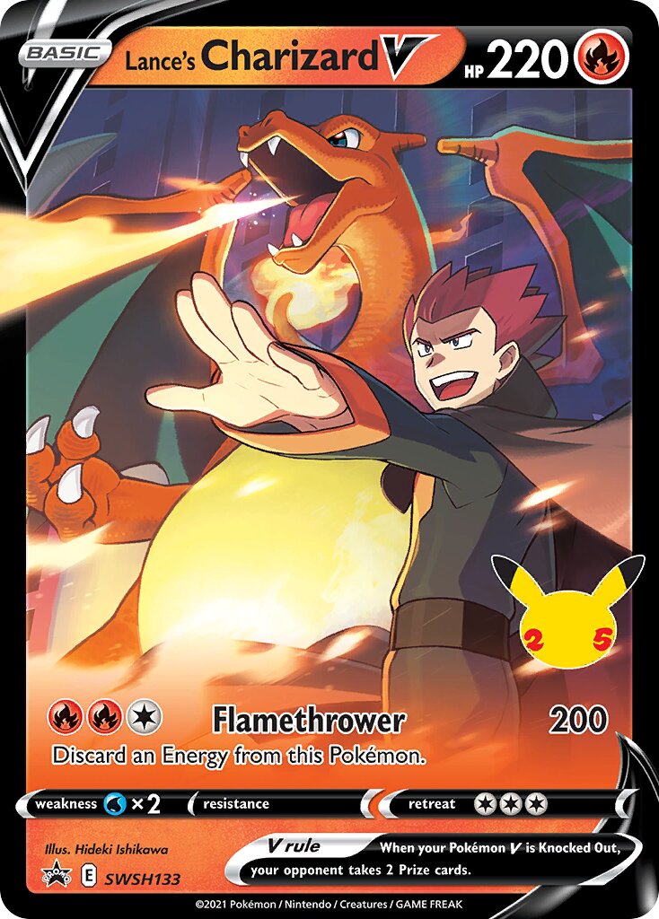 Lance's Charizard V - SWSH133 - Promo (Inglés Foil NM)