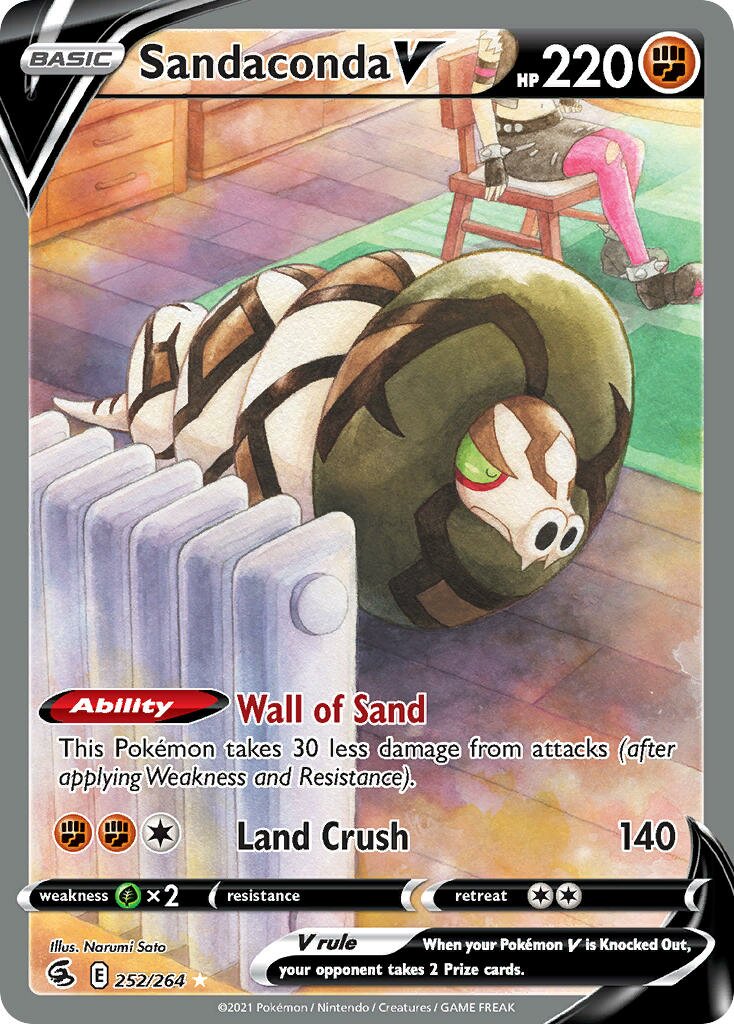 Sandaconda V - 252/264 - Rare Ultra (Inglés Foil NM)