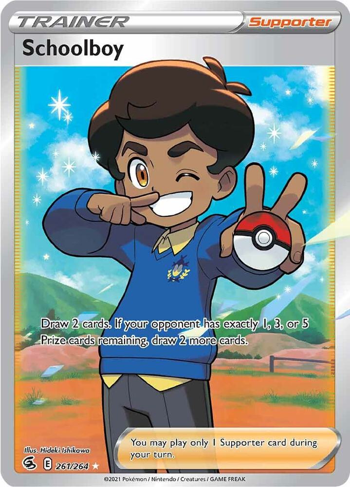 Schoolboy - 261/264 - Rare Ultra (Inglés Foil NM)