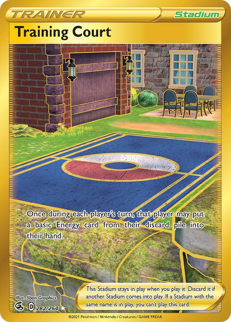 Training Court - 282/264 - Rare Secret (Español Foil NM)