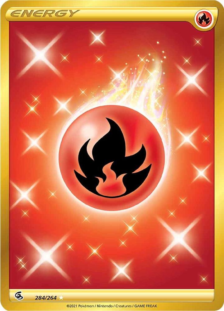 Fire Energy - 284/264 - Rare Secret (Inglés Foil NM)