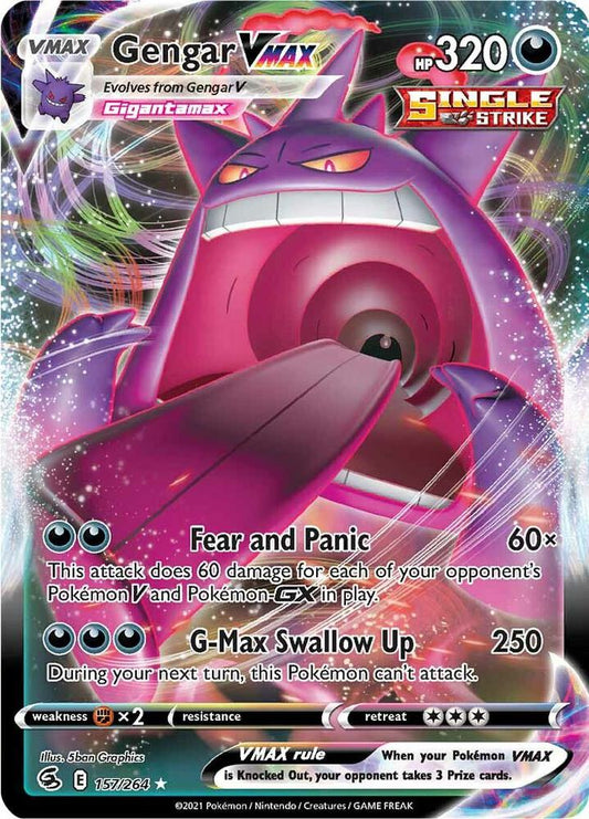 Gengar VMAX - 157/264 - Holo Rare VMAX (Inglés Foil NM)