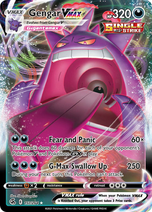Gengar VMAX - 157/264 - Holo Rare VMAX (Español Foil NM)