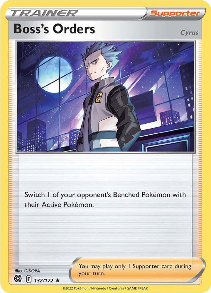Boss's Orders - 132/172 - Rare Holo (Inglés Foil NM)