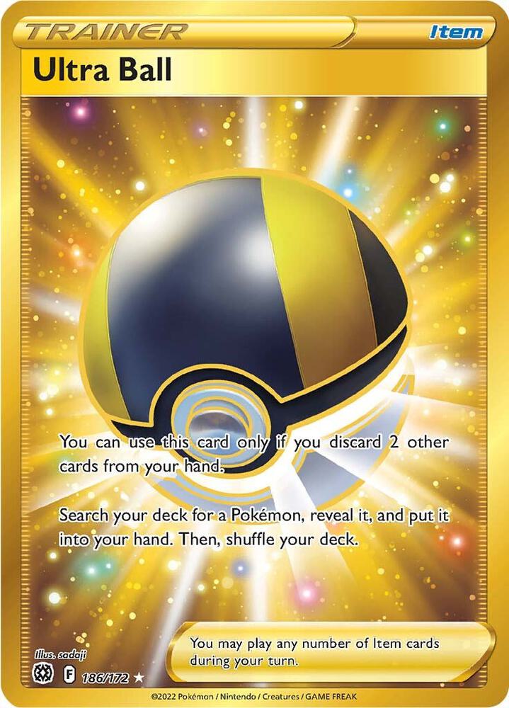 Ultra Ball - 186/172 - Rare Secret (Inglés Foil NM)