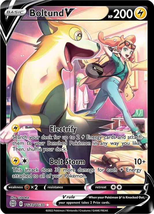Boltund V - TG13/TG30 - Holo Rare V (Inglés Foil NM)