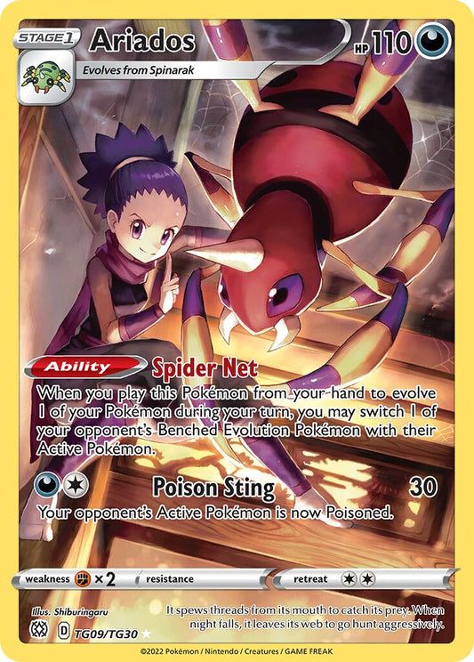 Ariados - TG09/TG30 - Rare Holo (Inglés Foil NM)