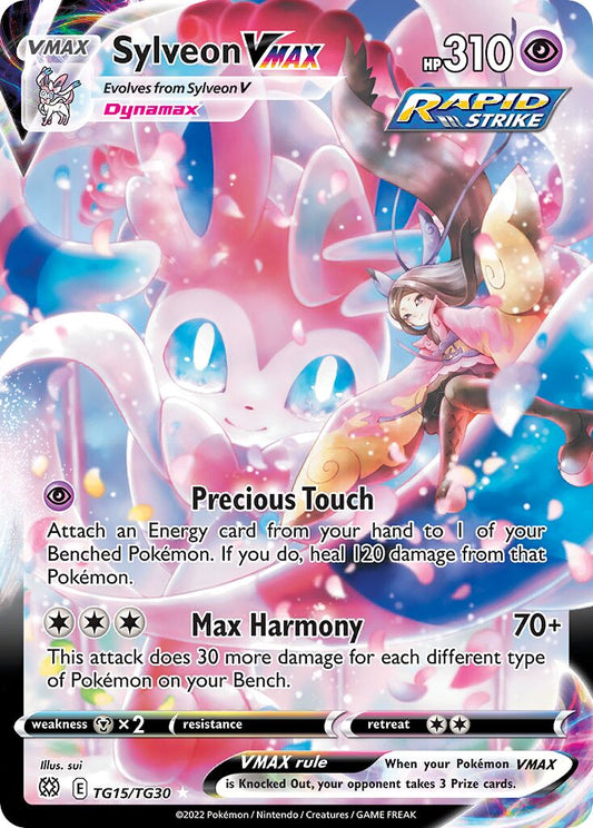 Sylveon VMAX - TG15/TG30 - Holo Rare VMAX (Español Foil NM)