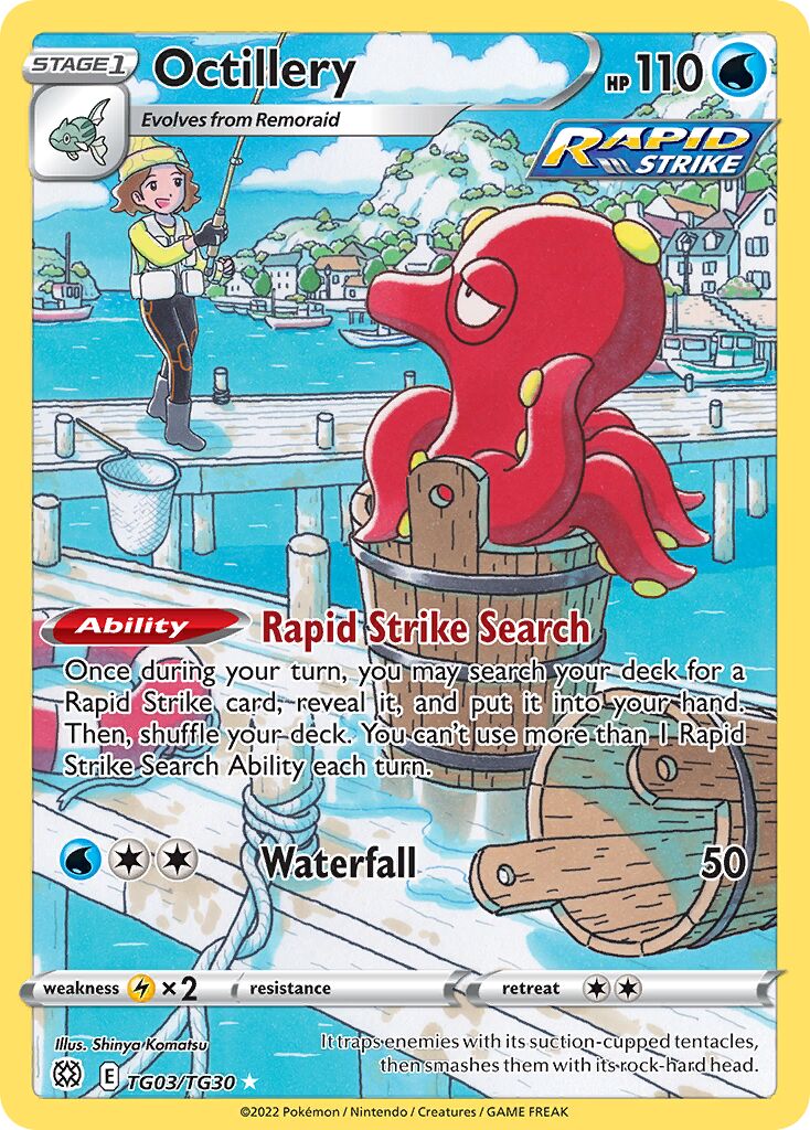 Octillery - TG03/TG30 - Rare Holo (Inglés Foil NM)