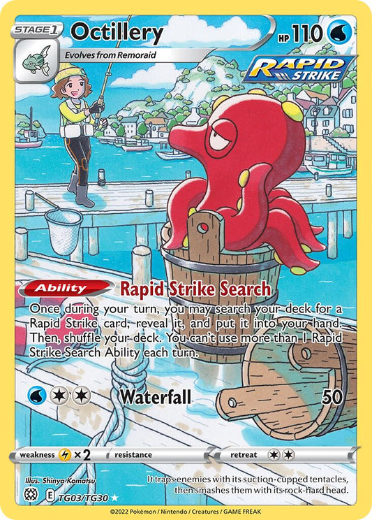 Octillery - TG03/TG30 - Rare Holo (Inglés Foil NM)