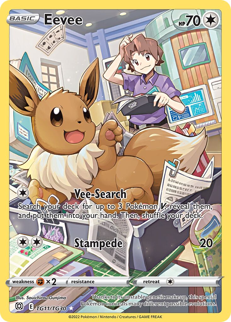 Eevee - TG11/TG30 - Rare Holo (Español Foil NM)