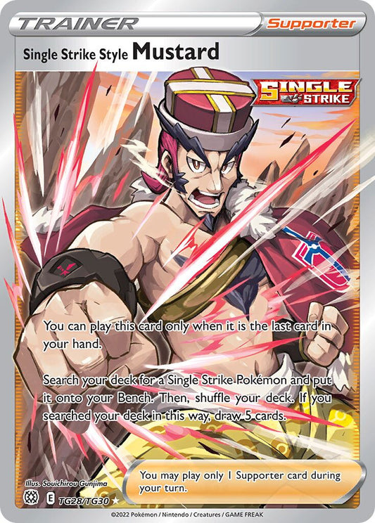 Single Strike Style Mustard - TG28/TG30 - Rare Ultra (Inglés Foil NM)
