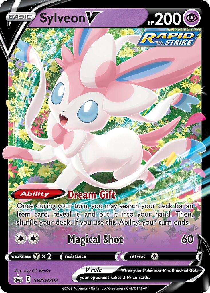Sylveon V - SWSH202 - Promo (Español Foil NM)