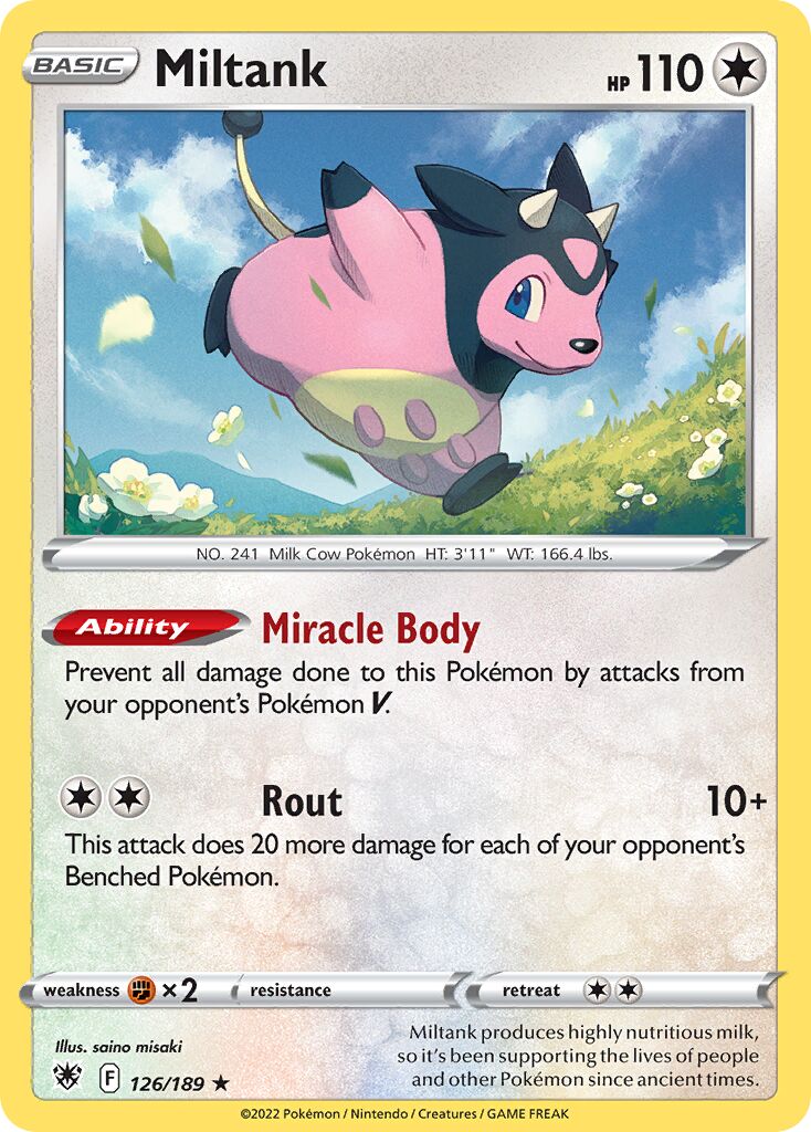 Miltank - 126/189 - Rare Holo (Español Foil LP)