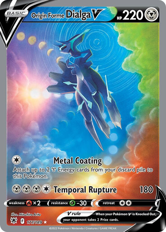 Origin Forme Dialga V - 177/189 - Rare Ultra (Español Foil NM)