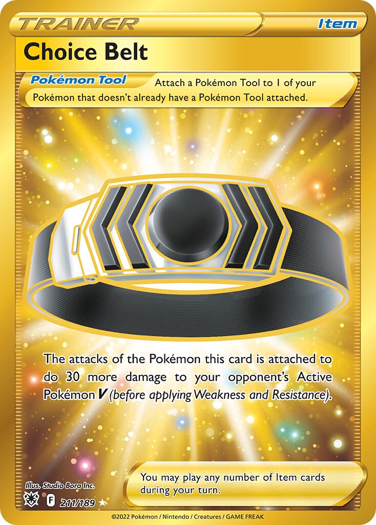 Choice Belt - 211/189 - Rare Secret (Inglés Foil NM)