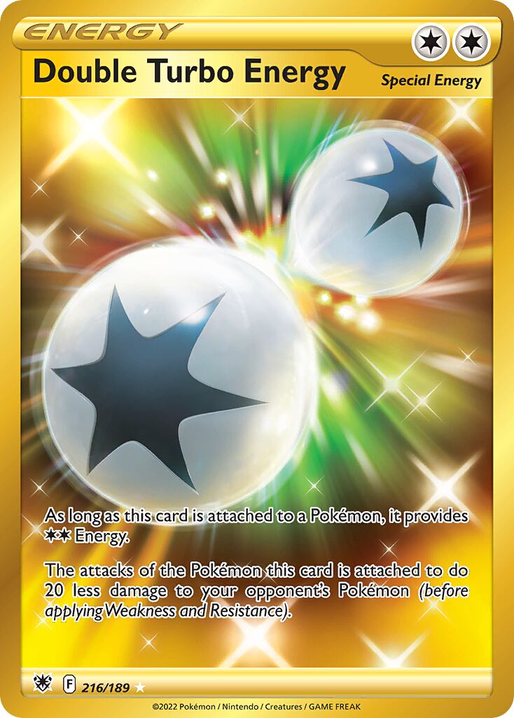 Double Turbo Energy - 216/189 - Rare Secret (Portugués Foil LP)