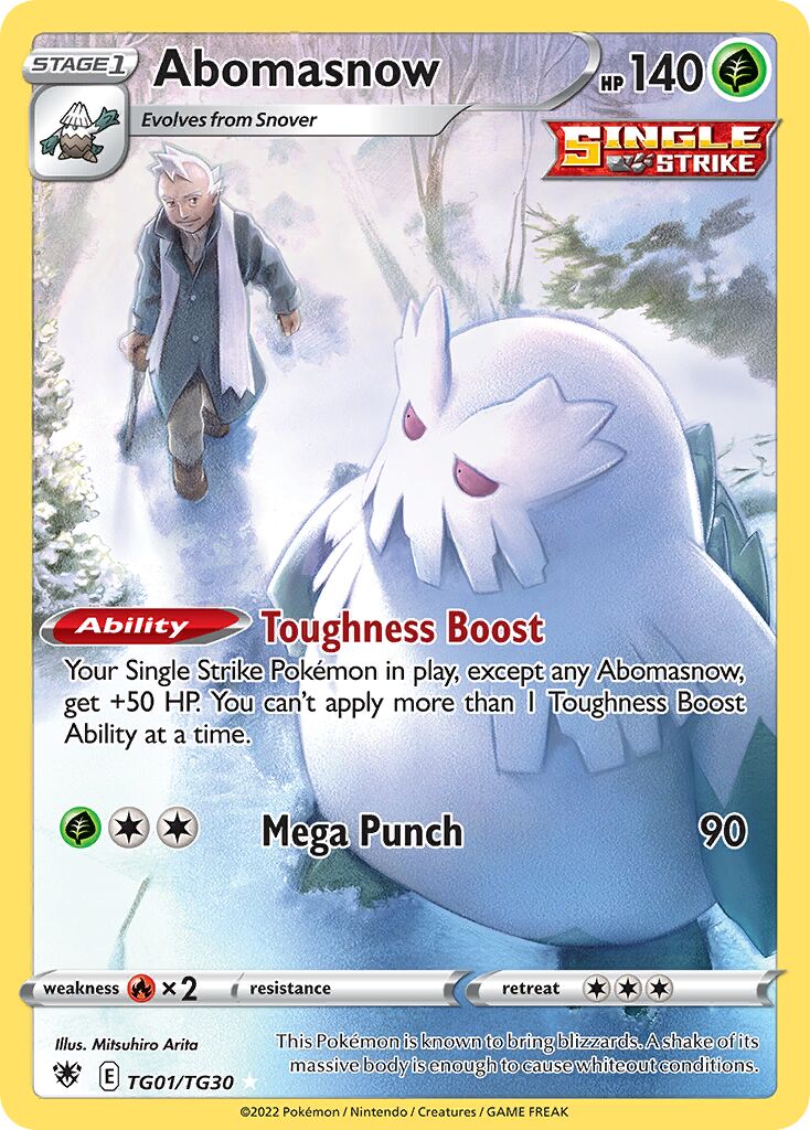 Abomasnow - TG01/TG30 - Rare Holo (Inglés Foil NM)