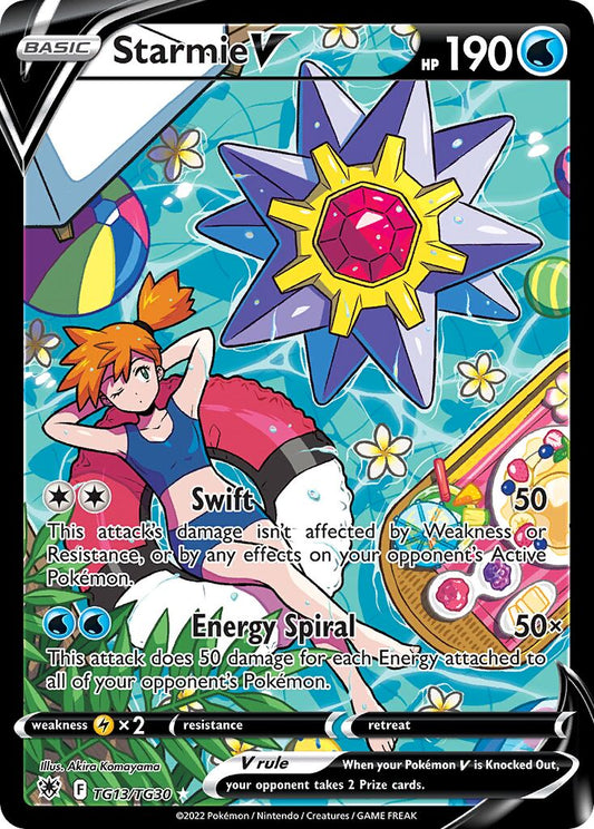 Starmie V - TG13/TG30 - Holo Rare V (Español Foil LP)
