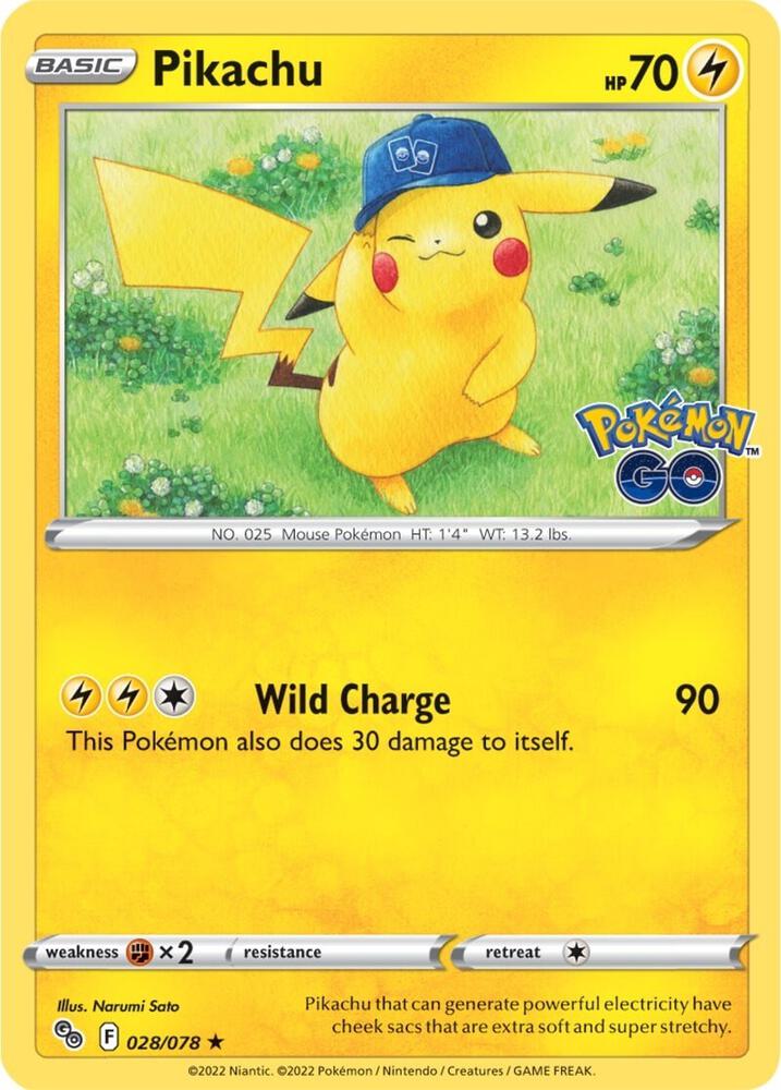 Pikachu - 028/078 - Rare Holo (Español Foil LP)