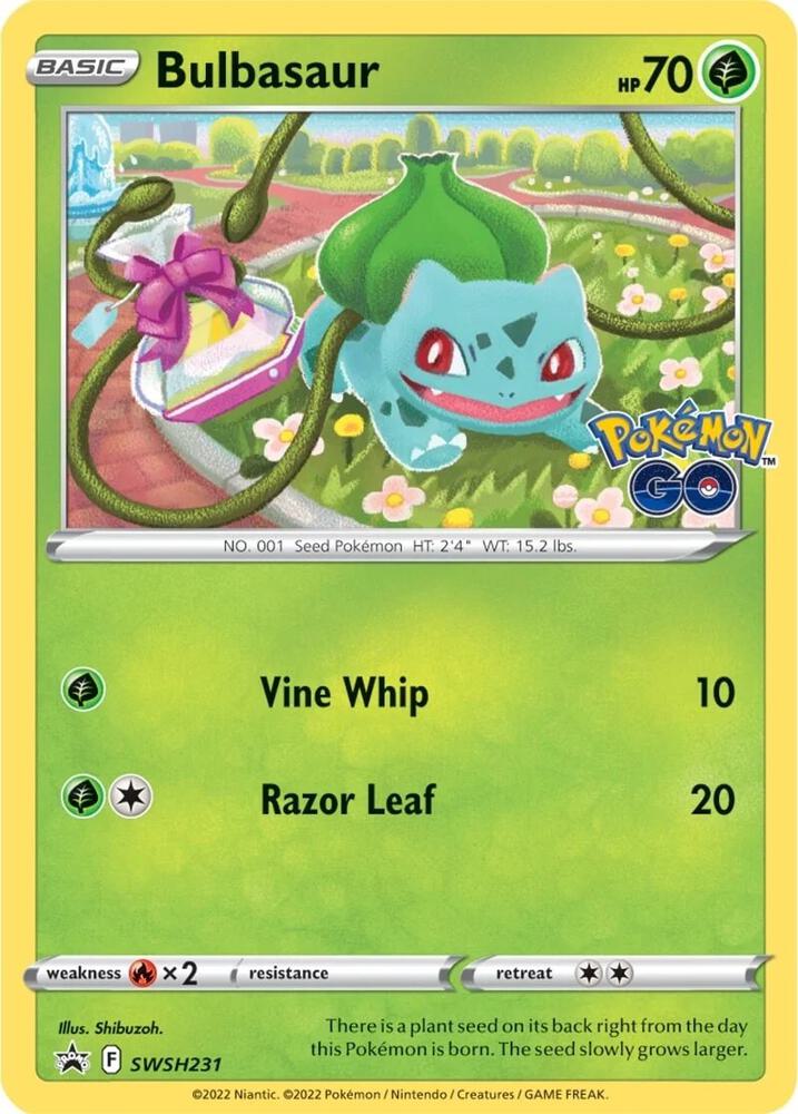 Bulbasaur - SWSH231 - Promo (Español Foil NM)