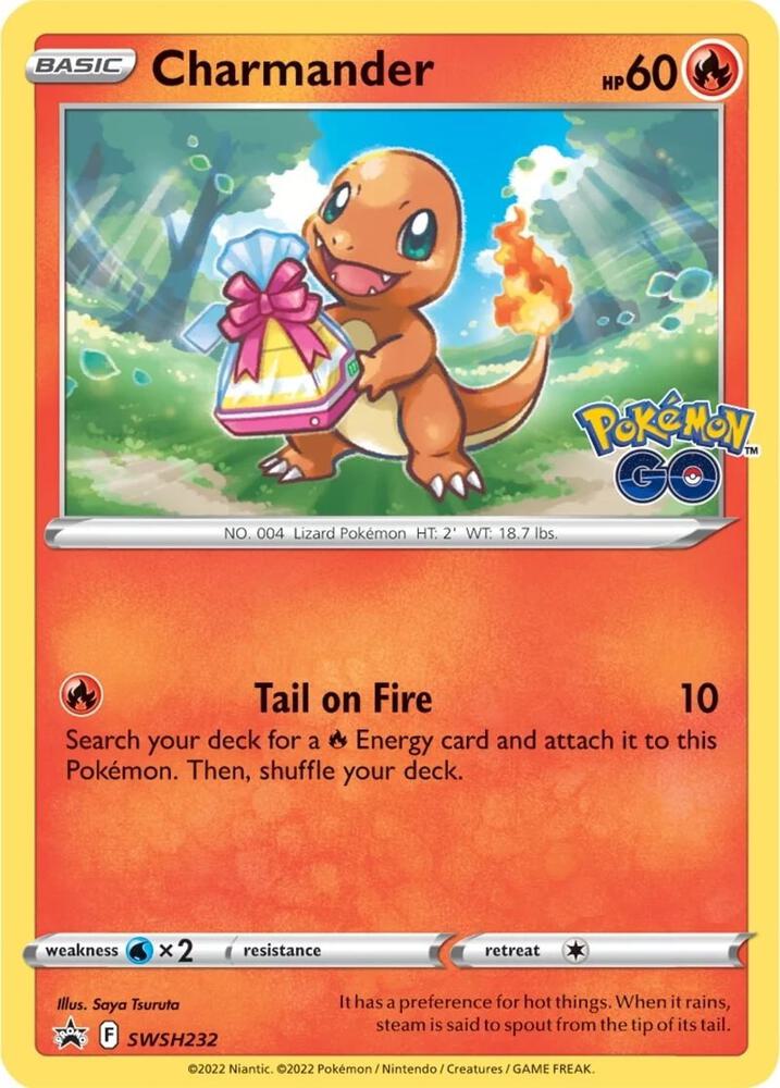 Charmander - SWSH232 - Promo (Inglés Foil NM)