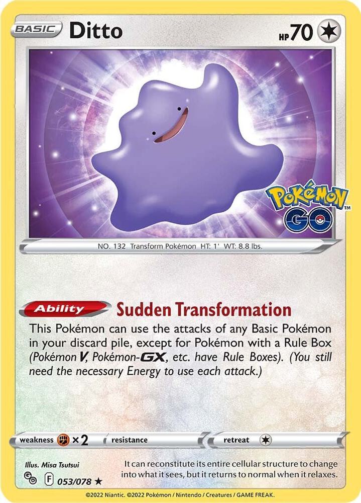Ditto - 053/078 - Rare Holo (Español Foil NM)
