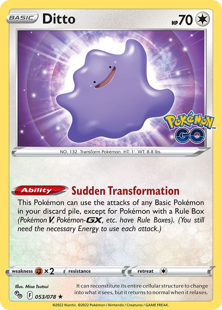 Ditto - 053/078 - Rare Holo (Inglés Foil NM)