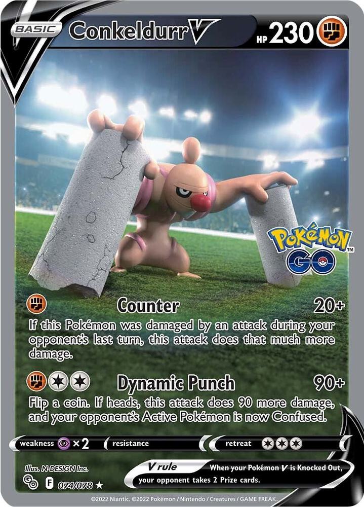 Conkeldurr V - 074/078 - Rare Ultra (Español Foil NM)
