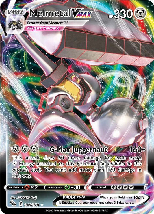 Melmetal VMAX - 048/078 - Holo Rare VMAX (Inglés Foil NM)