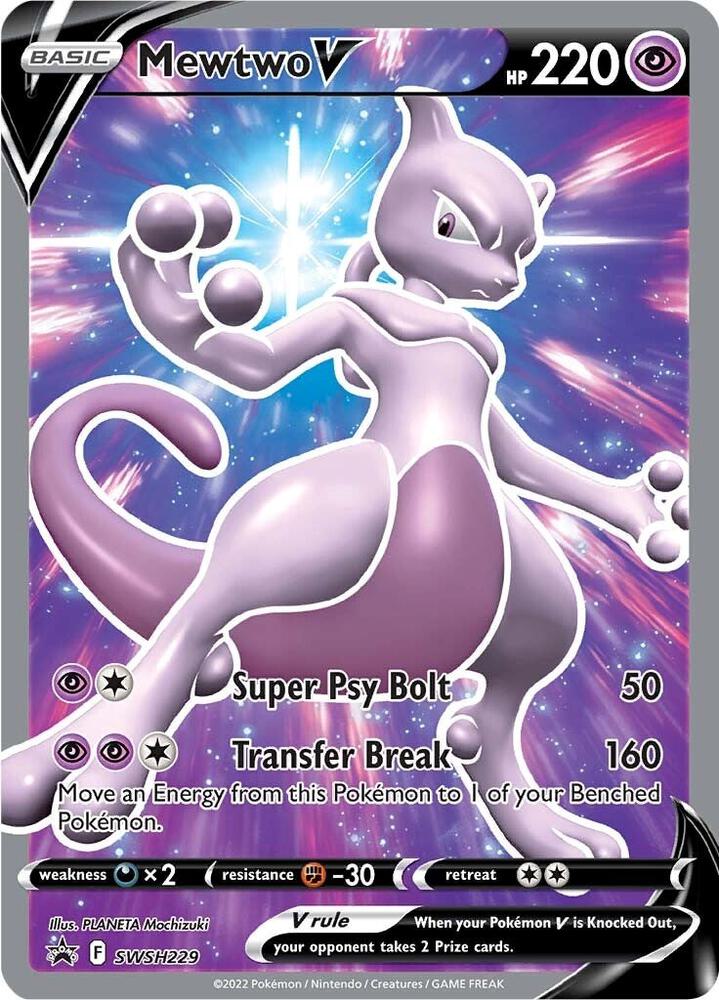 Mewtwo V - SWSH229 - Promo (Inglés Foil NM)