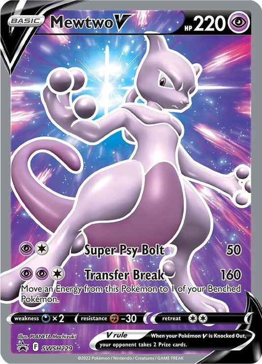 Mewtwo V - SWSH229 - Promo (Inglés Foil NM)
