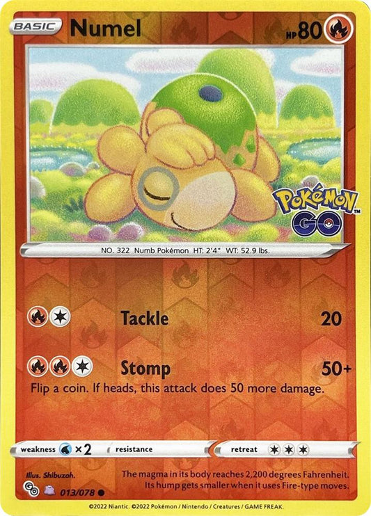 Numel (Peelable Ditto) - 013/078 - Common (Inglés Reverse Holo NM)