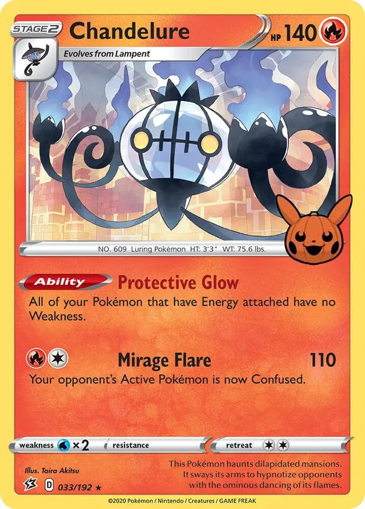 Chandelure - 033/192 - Promo (Inglés Foil NM)