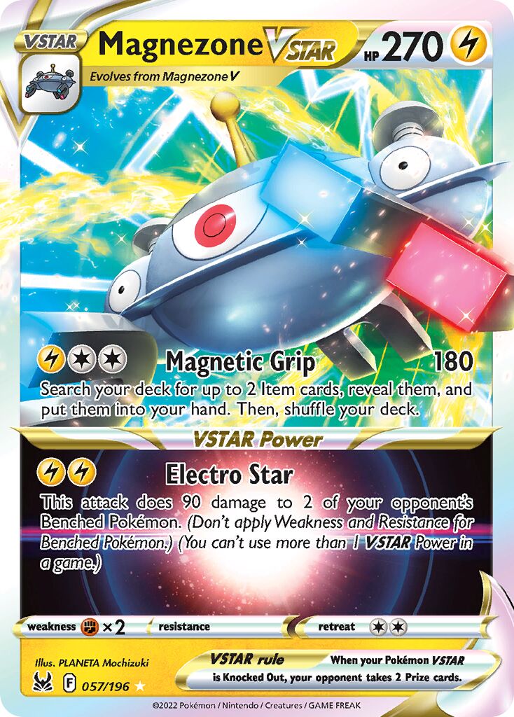 Magnezone VSTAR - 057/196 - Holo Rare VSTAR (Inglés Foil NM)