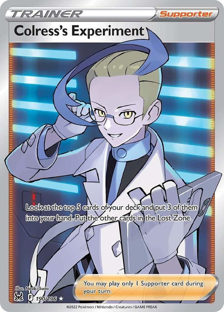Colress's Experiment - 190/196 - Rare Ultra (Inglés Foil NM)