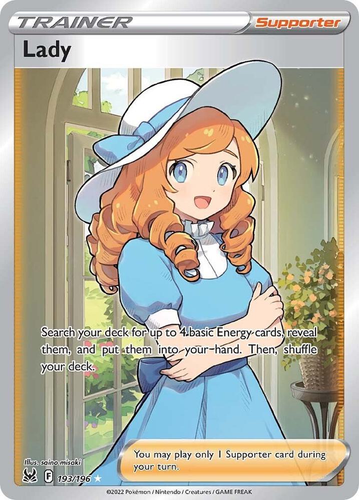 Lady - 193/196 - Rare Ultra (Inglés Foil NM)
