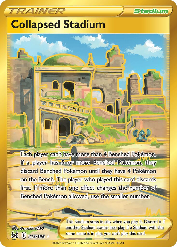 Collapsed Stadium - 215/196 - Rare Secret (Inglés Foil NM)
