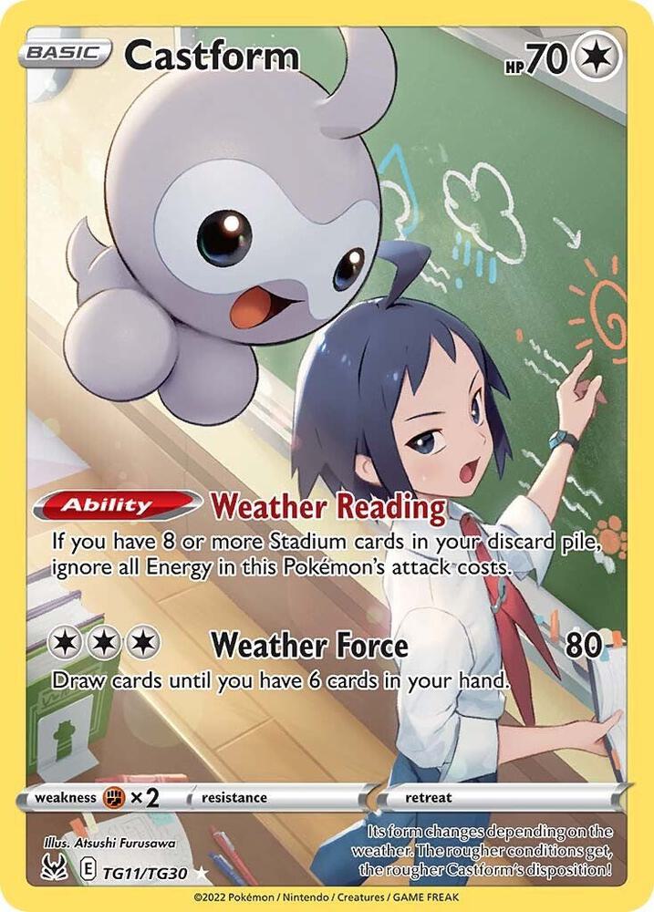 Castform - TG11/TG30 - Rare Holo (Español Foil NM)