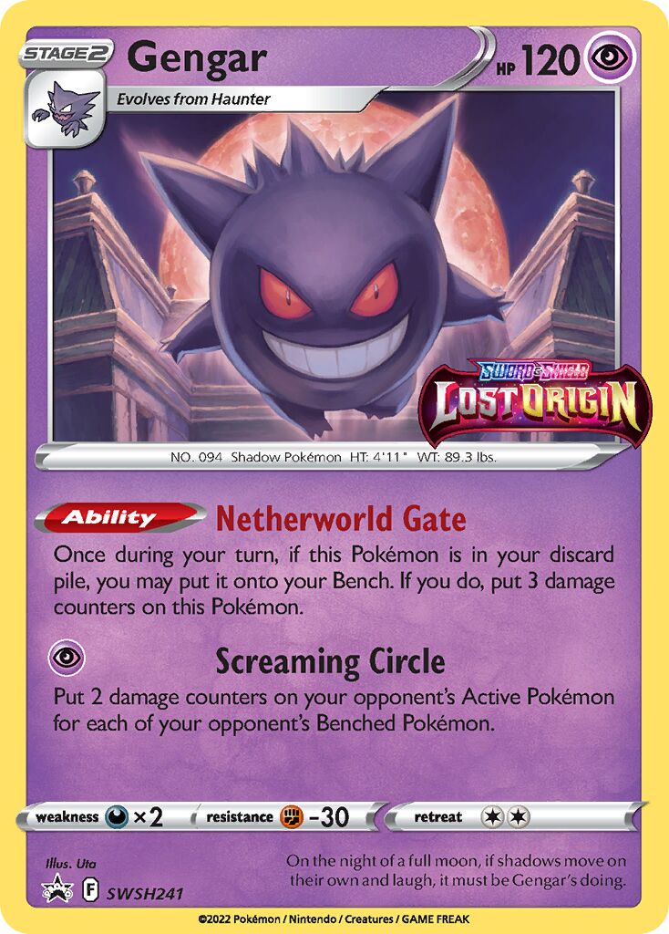 Gengar - SWSH241 - Promo (Inglés Foil NM)