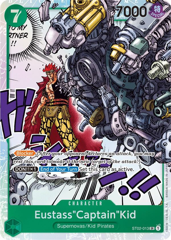 Eustass"Captain"Kid (013) - ST02-013 - Super Rare Foil (Inglés Foil NM)