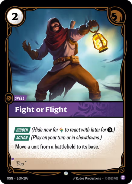 FIGHT OR FLIGHT - OGN-168/298