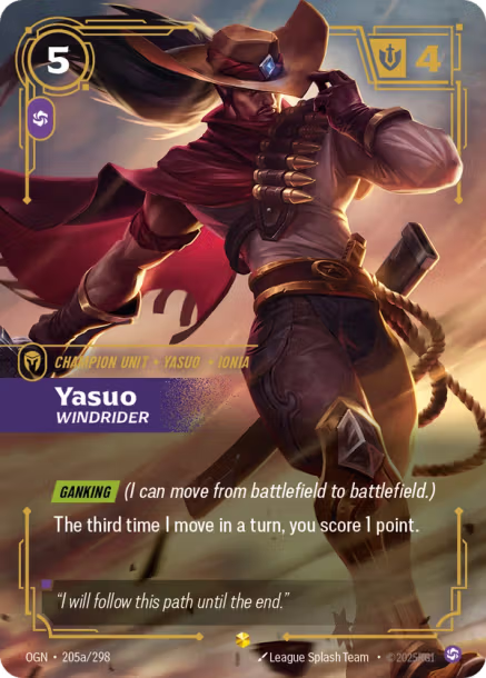 YASUO, WINDRIDER - OGN-205a/298