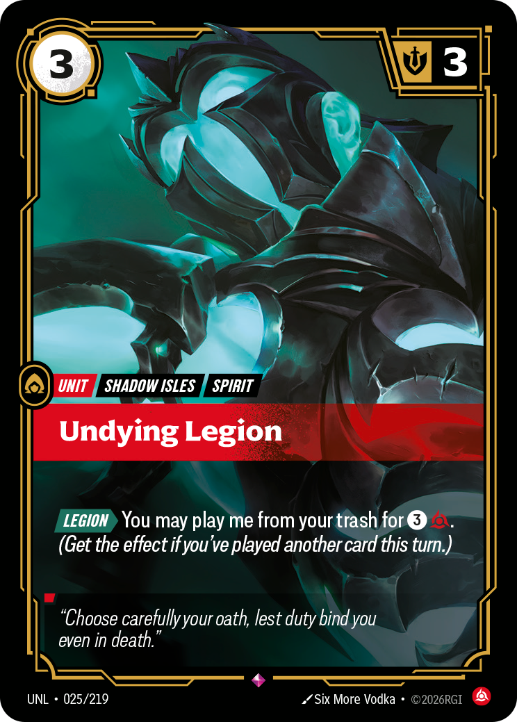Undying Legion - 025/219